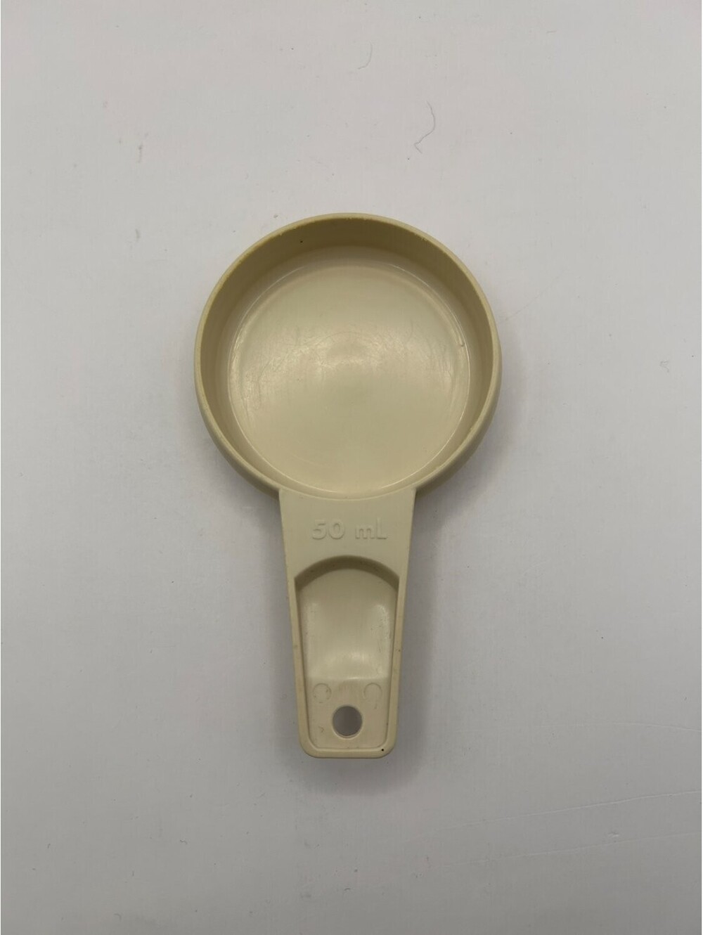 Vintage Tupperware Almond Beige 50 mL Measuring Scoop Cup Replacement 1565-2